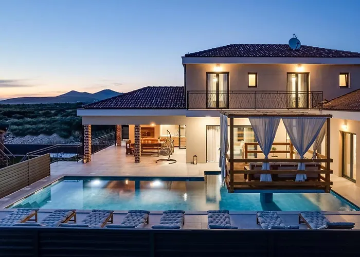 Magnificent Oasis With Extra Large Pool וילה Vrana (Zadar)